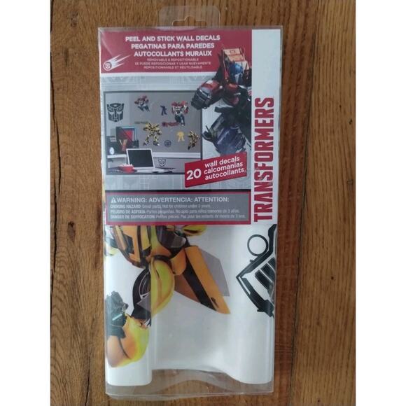 Transformers - 20 Peel and Stick Wall Stickers York 2014 - Picture 1 of 3